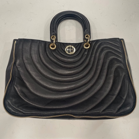 henri bendel Handbags - henri bendel 1895 Black Leather Purse Vintage